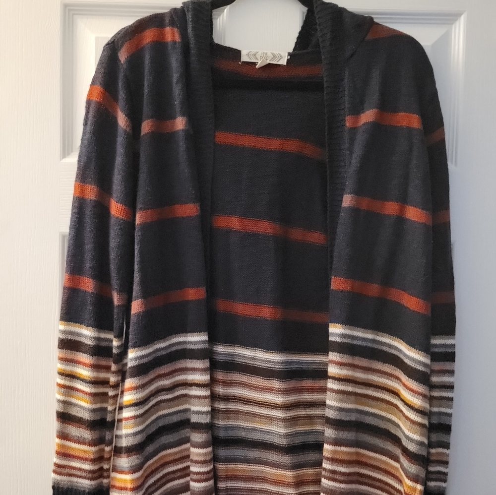 Hooded cardigan